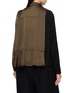 Back View - Click To Enlarge - SACAI - Long Sleeve Satin Blouse