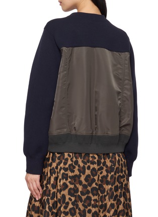 Back View - Click To Enlarge - SACAI - Sponge Sweat Blouson Jacket