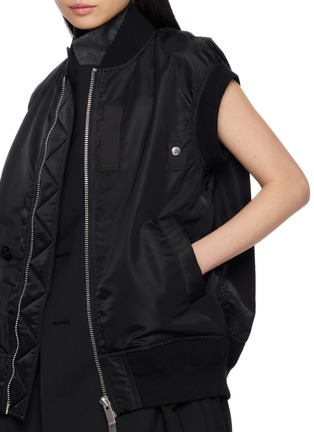  - SACAI - Sponge Sweat Hoodie Bomber Jacket