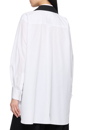 Back View - Click To Enlarge - SACAI - Long Sleeve Poplin Suiting Shirt