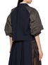 Back View - Click To Enlarge - SACAI - Hybrid Short Sleeve Nylon Suiting Jacket