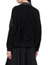 Back View - Click To Enlarge - SACAI - Wide Leg Crepe Back Satin Pants