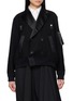 SACAI Wide Leg Crepe Back Satin Pants
