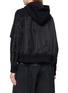 Back View - Click To Enlarge - SACAI - MA-1 Panelled Zip Hoodie