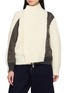SACAI Hybrid Nylon Knit Blouson Jacket