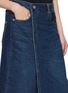  - SACAI - Spliced Medium Wash Denim Midi Skirt