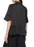 Back View - Click To Enlarge - SACAI - Hybrid Suiting Leopard Blouse