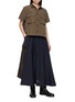 Figure View - Click To Enlarge - SACAI - Hybrid Pleated Back Shirt