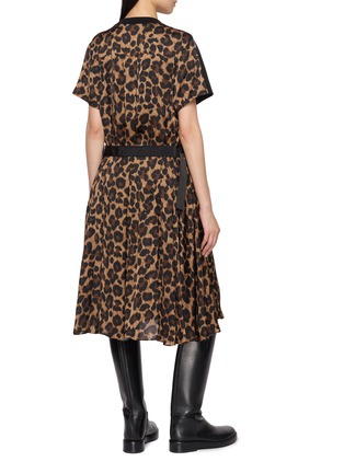 Back View - Click To Enlarge - SACAI - Hybrid T-Shirt Dress