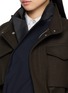 Detail View - Click To Enlarge - SACAI - Short Sleeve Satin Jersey Blouse