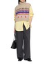 Figure View - Click To Enlarge - CASA POMA - Inca Knit Mini Poncho