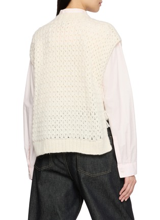 Back View - Click To Enlarge - CASA POMA - Cactus Crochet Poncho