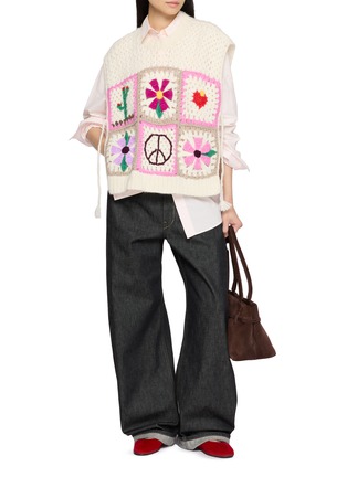 Figure View - Click To Enlarge - CASA POMA - Cactus Crochet Poncho