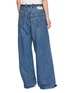 Back View - Click To Enlarge - SACAI - X Levi's Belted Wide Leg Denim Jeans