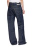 Back View - Click To Enlarge - SACAI - X Levi's Belted Flared Leg Denim Jeans