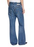 Back View - Click To Enlarge - SACAI - X Levi's Belted Flared Leg Denim Jeans
