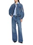 Figure View - Click To Enlarge - SACAI - X Levi's Belted Flared Leg Denim Jeans