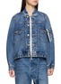SACAI X Levi's Zip-Up Elasticated Hem Denim Jacket
