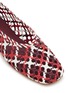 Detail View - Click To Enlarge - PEDDER RED - Freja Woven Leather Flats