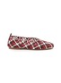 PEDDER RED Freja Woven Leather Flats