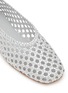 Detail View - Click To Enlarge - PEDDER RED - Freja Woven Leather Flats