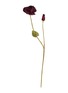 SILK-KA Artificial Poppy Spray Stem