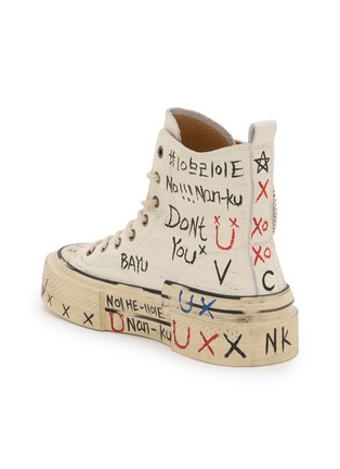  - NAN-KU COUTURE - Embellished High Top Women's Sneakers
