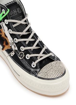 Detail View - Click To Enlarge - NAN-KU COUTURE - Embellished High Top Women's Sneakers