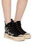 Figure View - Click To Enlarge - NAN-KU COUTURE - Embellished High Top Women's Sneakers
