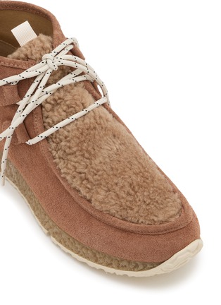 Detail View - Click To Enlarge - GAIMO - Prince Suede Shearling Ankle Boots