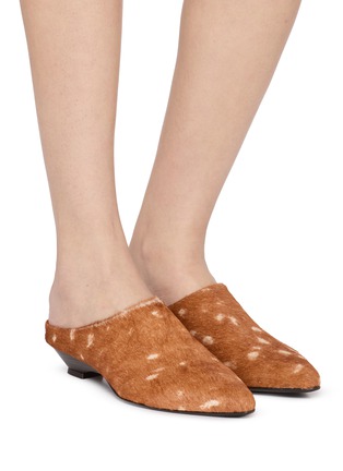 Figure View - Click To Enlarge - GAIMO - Manila Pelo Bambi Hair Mules