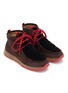 Detail View - Click To Enlarge - GAIMO - Prince Suede Shearling Ankle Boots