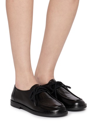 Figure View - Click To Enlarge - GAIMO - Belina Leather Derby Shoes