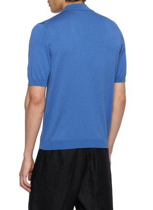 Back View - Click To Enlarge - TOMORROWLAND - Short Sleeve Mock Neck Knit Top