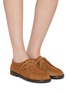 Figure View - Click To Enlarge - GAIMO - Belina Suede Derby Shoes