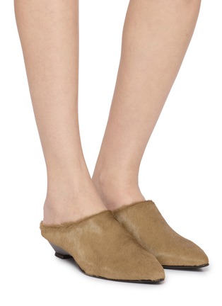 Figure View - Click To Enlarge - GAIMO - Manila Pelo Bambi Hair Mules