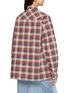 Back View - Click To Enlarge - MM6 MAISON MARGIELA - Oversized Checked Shirt