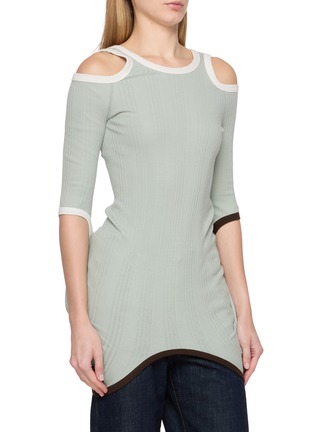 Detail View - Click To Enlarge - BEAUTIFUL PEOPLE - Double End Hollow Rib Top