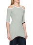 Detail View - Click To Enlarge - BEAUTIFUL PEOPLE - Double End Hollow Rib Top