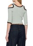 Back View - Click To Enlarge - BEAUTIFUL PEOPLE - Double End Hollow Rib Top