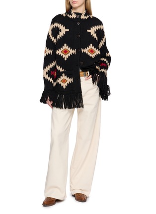 Figure View - Click To Enlarge - FORTELA - Light Wash Straight Jeans