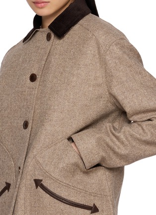  - FORTELA - Button Up Herringbone Jacket