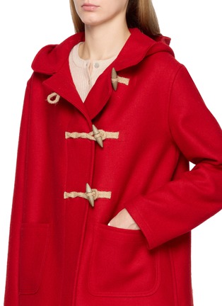  - FORTELA - Hooded Toggle Front Short Coat