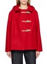 FORTELA Hooded Toggle Front Short Coat