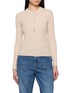 FORTELA Long Sleeve Knit Henley Top