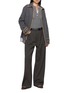 Figure View - Click To Enlarge - FORTELA - Long Sleeve Knit Henley Top