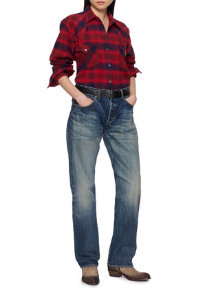 Figure View - Click To Enlarge - FORTELA - Checkered Texan Shirt