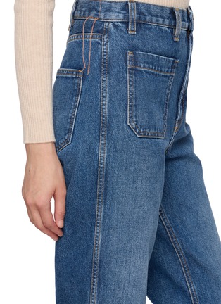  - FORTELA - Patch Pocket Medium Wash Jeans