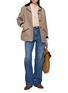 Figure View - Click To Enlarge - FORTELA - Patch Pocket Medium Wash Jeans