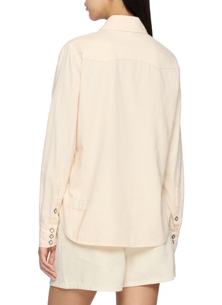 Back View - Click To Enlarge - FORTELA - Buttoned Flap Pocket Shirt